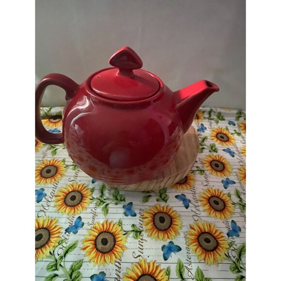 Chantal Tea for Four Red teapot with lid 2006 - Picture 5 of 8
